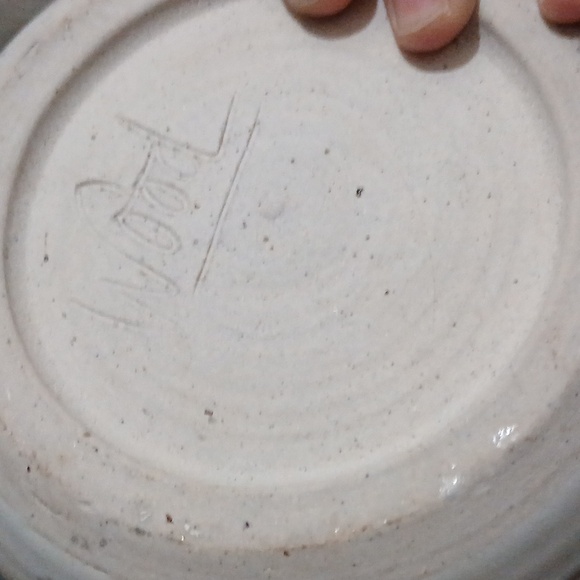 Ceramic bowl trinket dish container with lid blue celtic tribal design - Picture 5 of 6